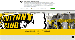 Desktop Screenshot of cottonclub-berlin.de